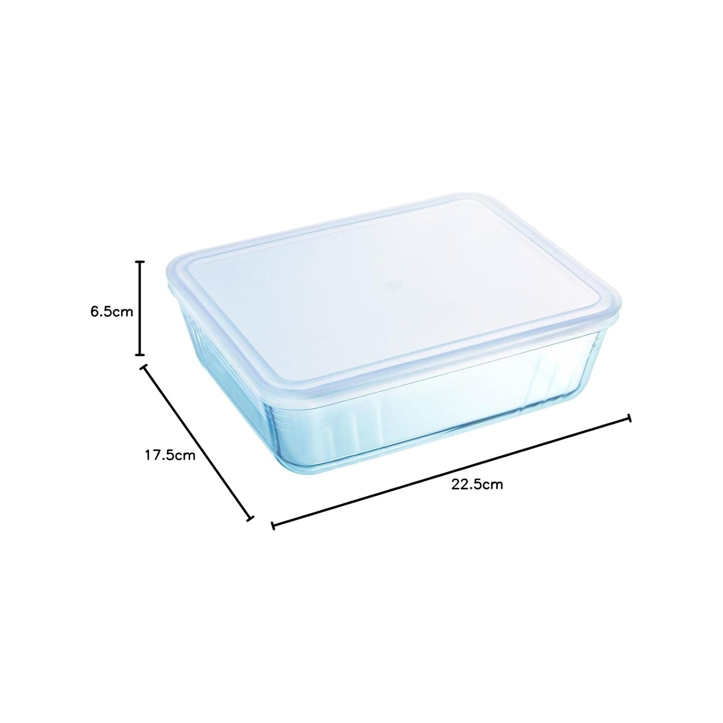 Pyrex Cook & Freeze 1.5Lt Glass Container Clear