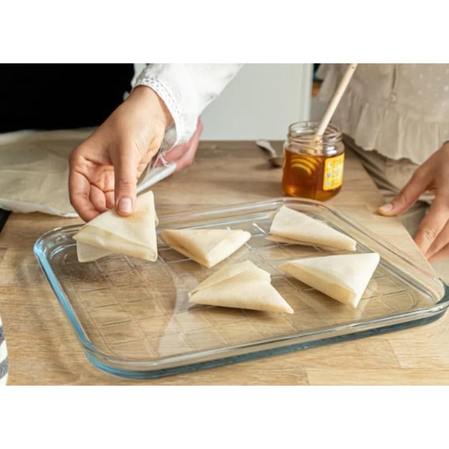 Pyrex 32 x 26cm Glass Baking Tray Clear