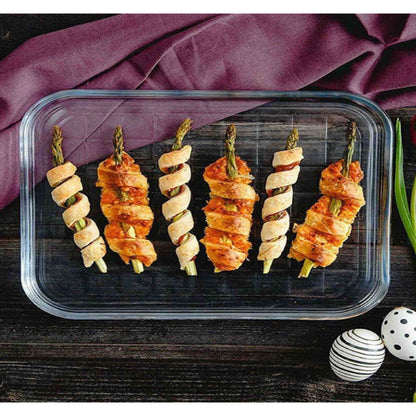 Pyrex 32 x 26cm Glass Baking Tray Clear