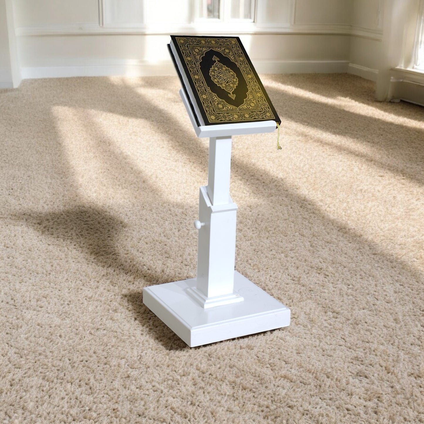 Exotic Designs Adjustable Book Stand White