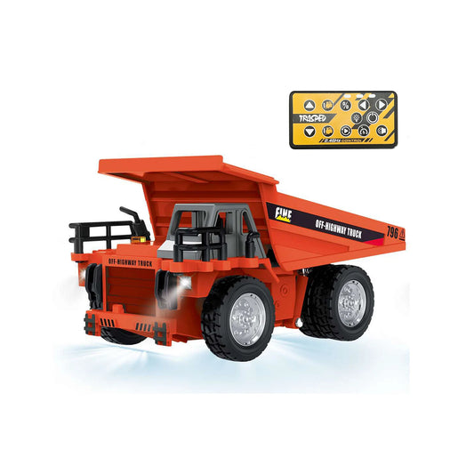 RC Electric Lifting Dump Truck Orange