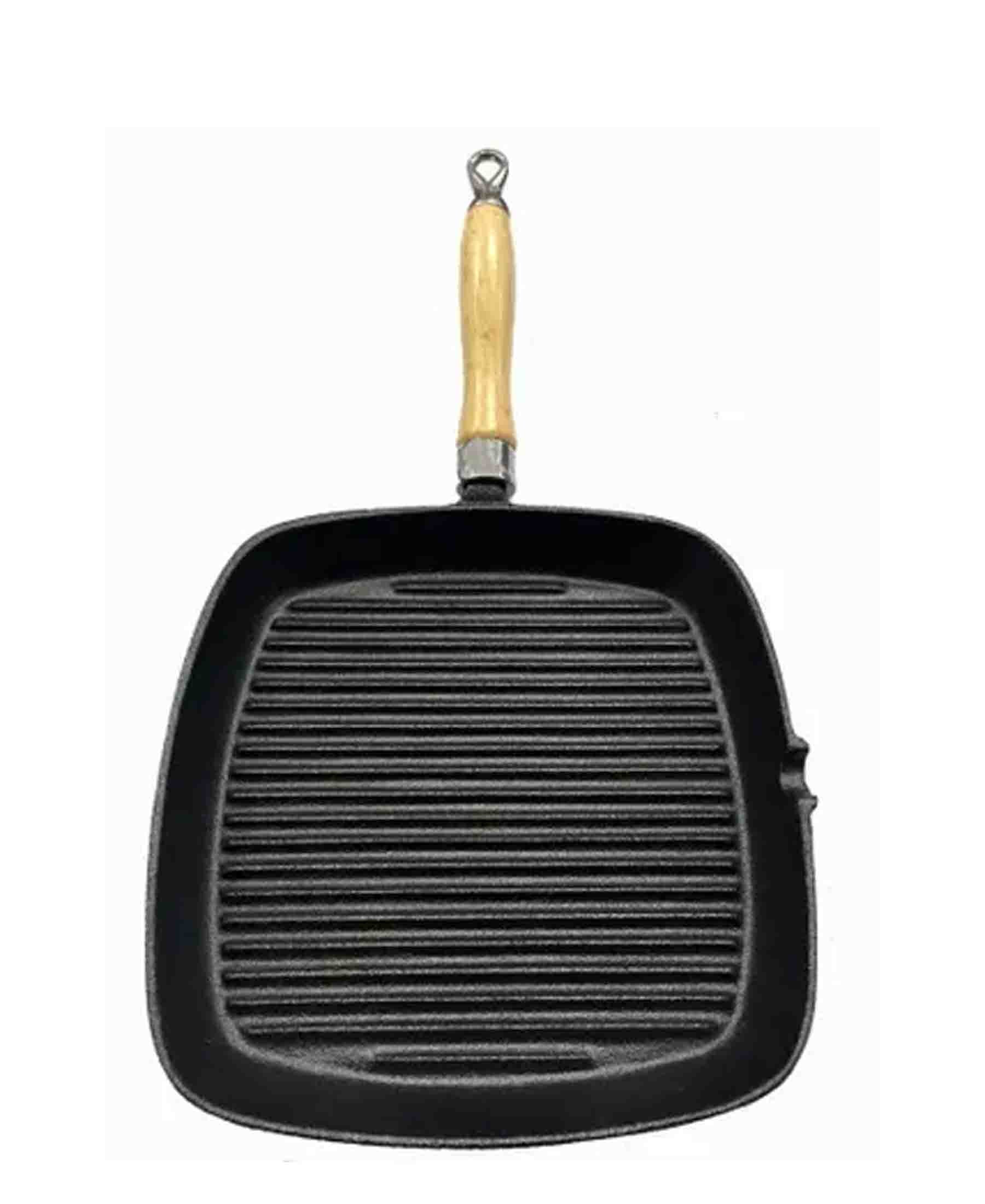 Regent Cast Iron Square Skillet - Black & Brown – The Culinarium