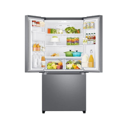 SAMSUNG 470L NET FROST FREE FRENCH DOOR FRIDGE -  Stainless Steel