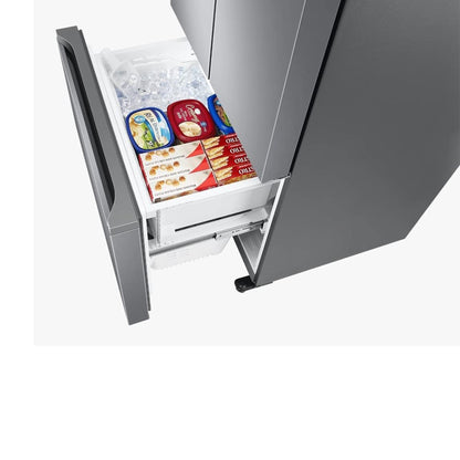 SAMSUNG 470L NET FROST FREE FRENCH DOOR FRIDGE -  Stainless Steel