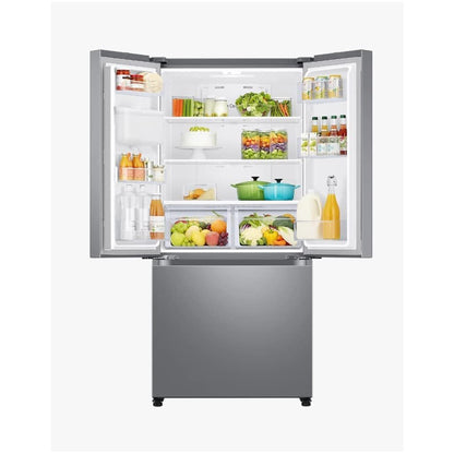 SAMSUNG 470L NET FROST FREE FRENCH DOOR FRIDGE -  Stainless Steel