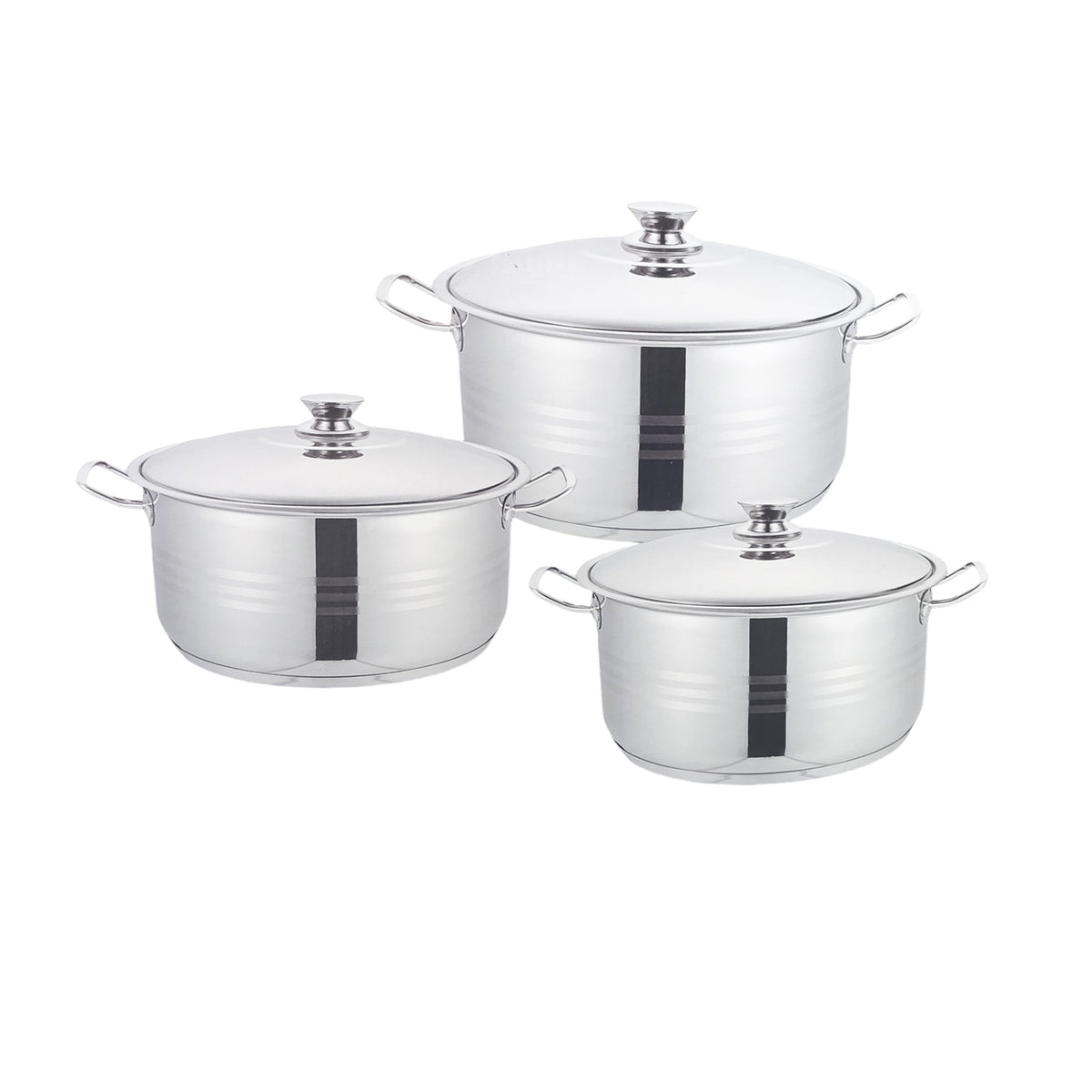 Rolex Pots Set Rolux 6 Piece Pot Set Silver – The Culinarium