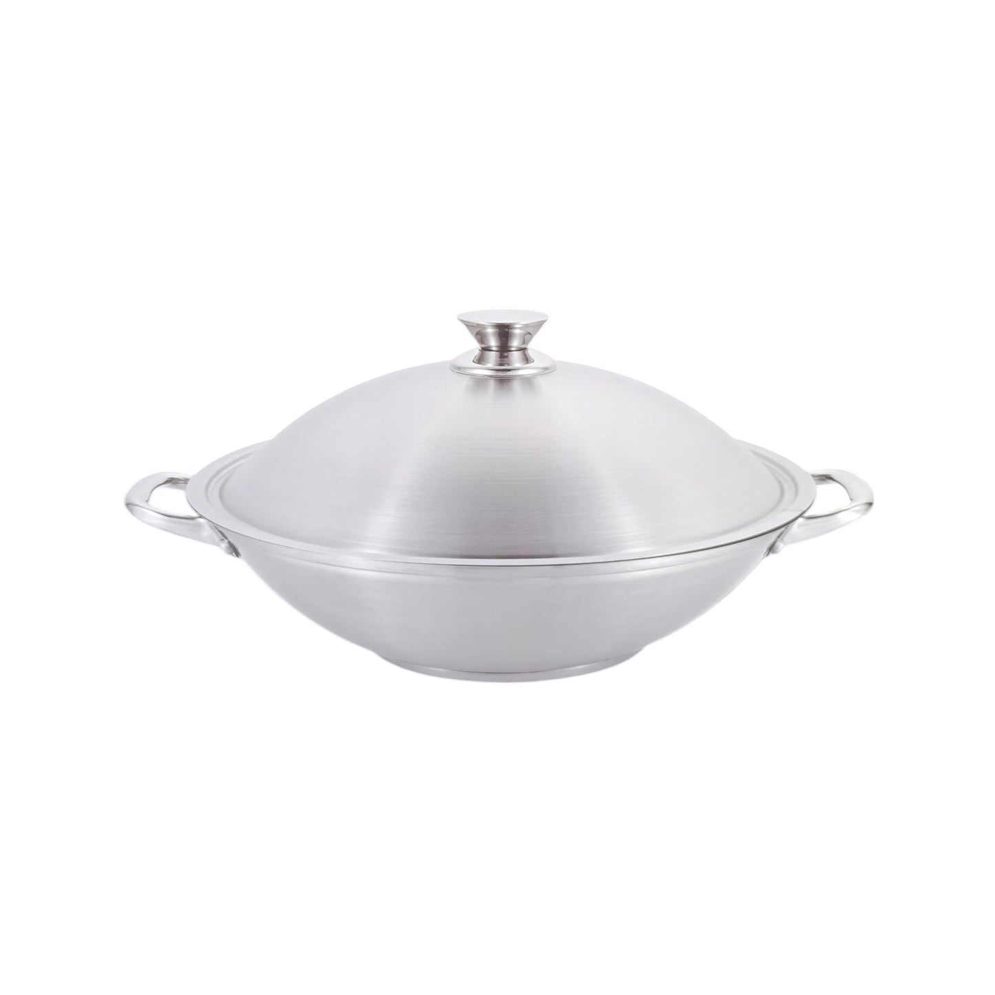 Rolux 8.5Lt Stainless Steel Wok Silver