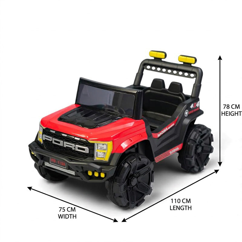Rechargeable Ford Ranger Baby Car Black & Red