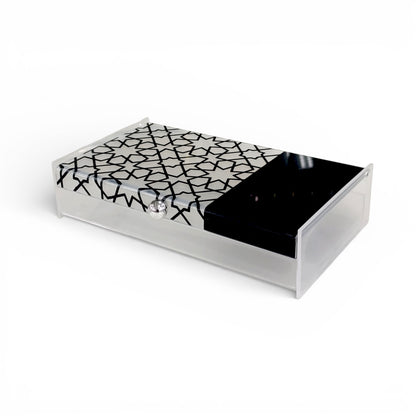 Rectangular Acrylic Box Black