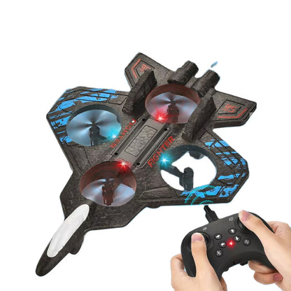 Remote Control Fighter Jet LED Light Black