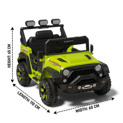 Ride On Remote Control Car Green
