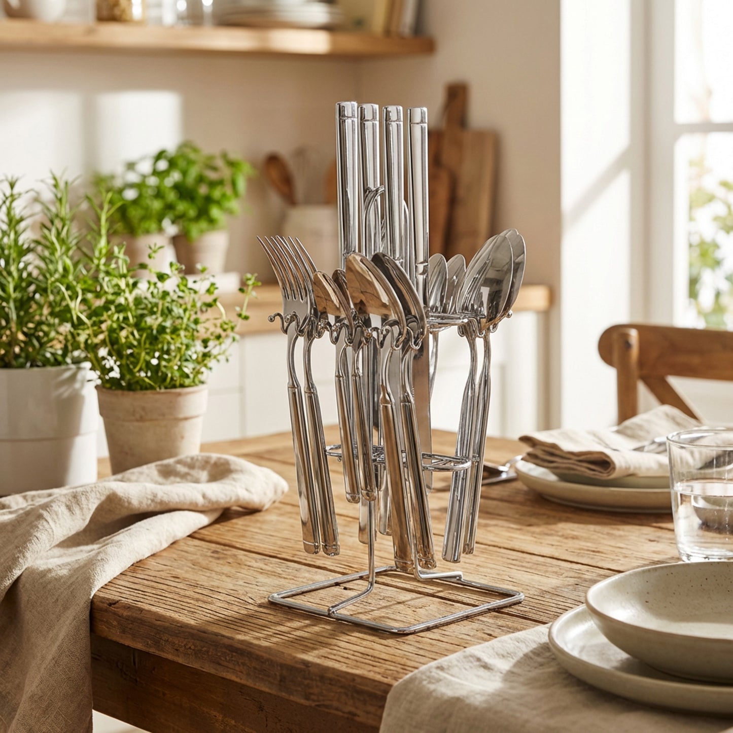 Rolux 16 Piece Cutlery Set Silver