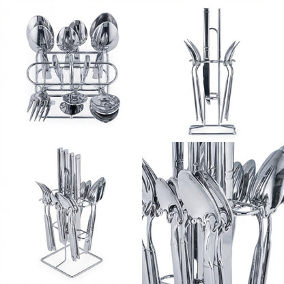 Rolux 16 Piece Cutlery Set Silver