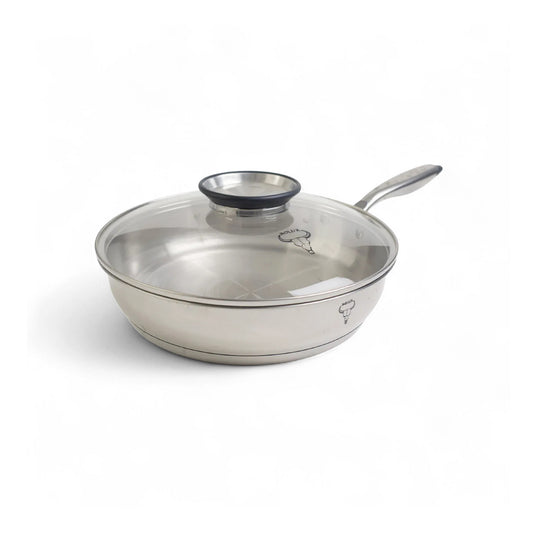 Rolux 26 x 5.5cm Frying Pan Silver