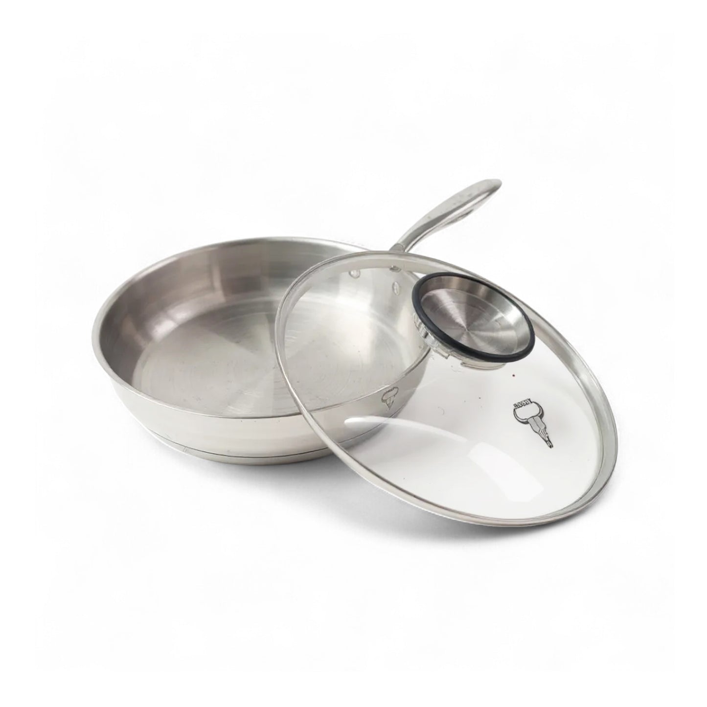 Rolux 26 x 5.5cm Frying Pan Silver