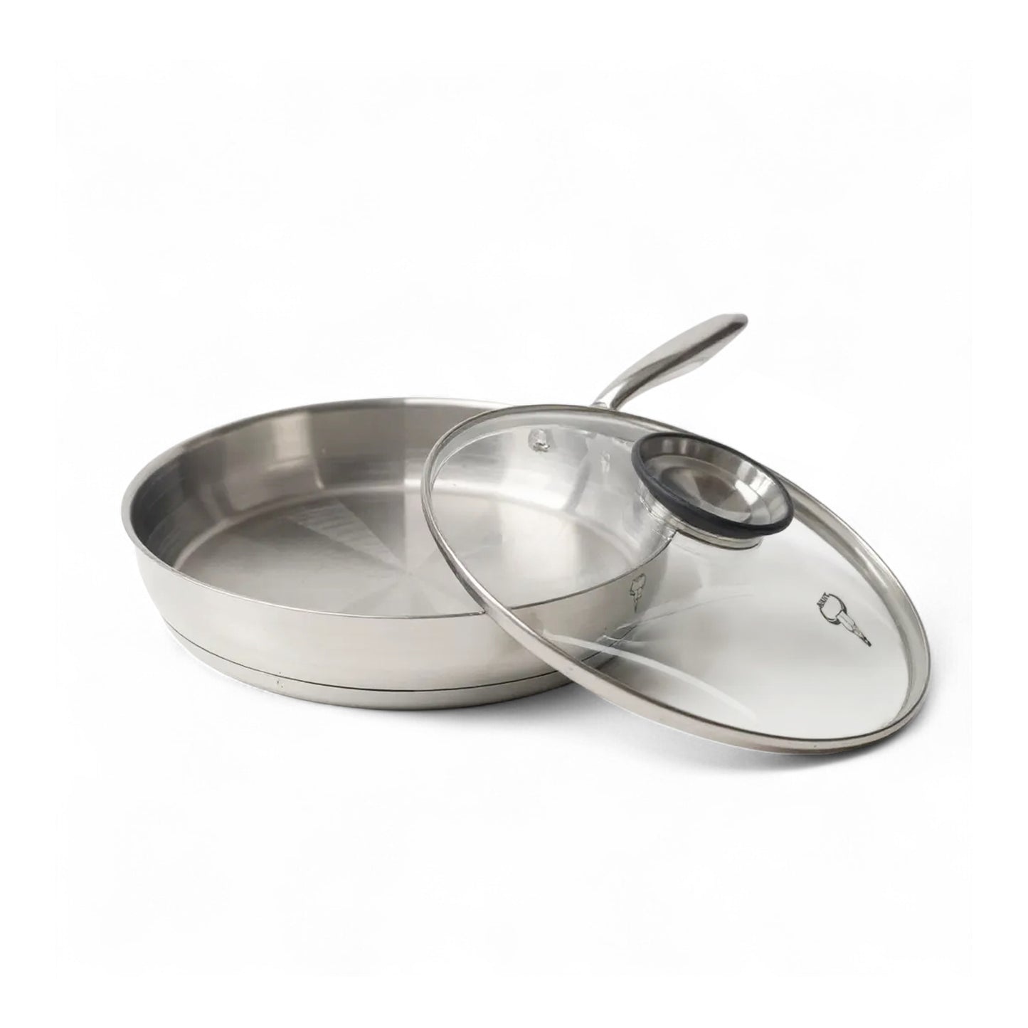 Rolux 30 x 5.5cm Frying Pan Silver