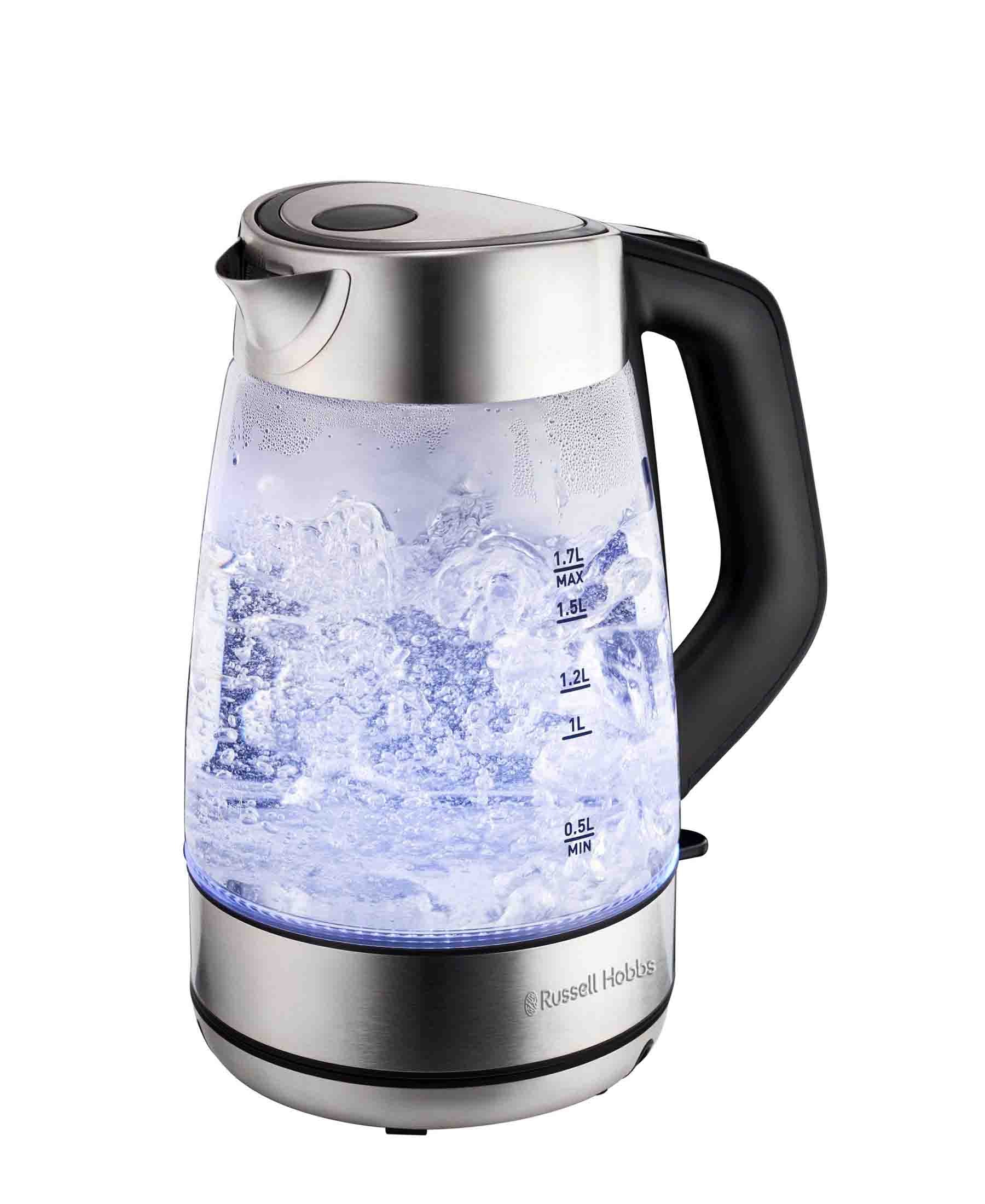 Russell Hobbs 1.7L Glass Kettle - Clear