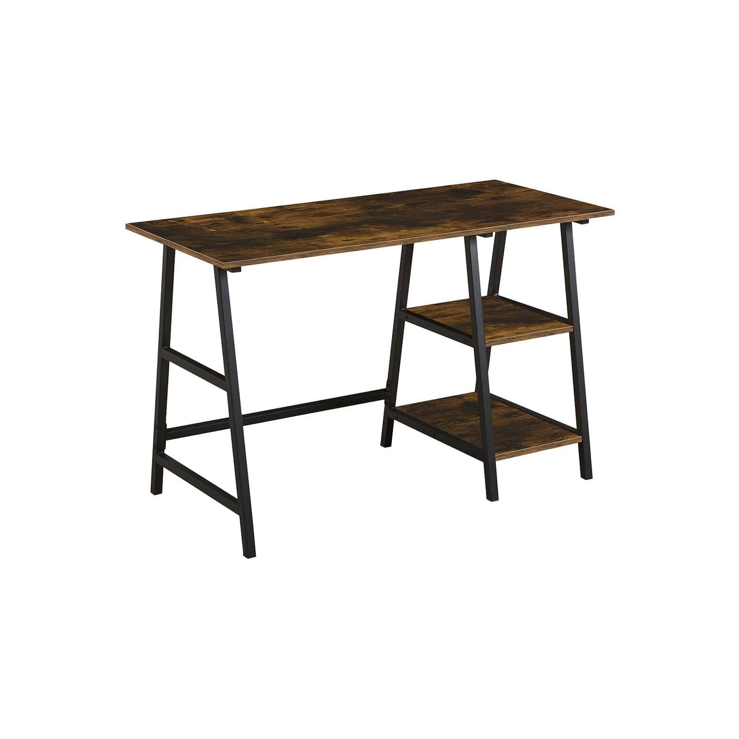 Exotic Designs Rustic Computer Table Brown