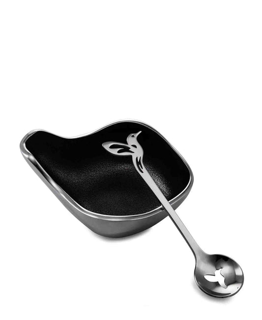 Carrol Boyes Hummingbird Olive Set - Silver