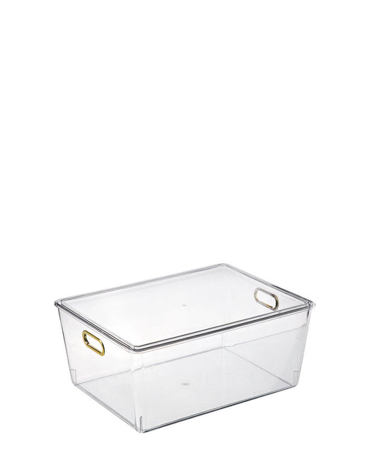 Kitchen Life 30.1 x 22.2 x 14.2cm Storage Box - Clear