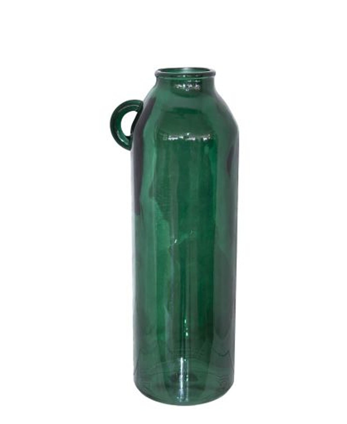 Urban Decor 45cm Handled Bottle Vase - Forest Green