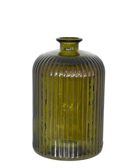 Urban Decor 23cm Bottle Vase - Olive Green