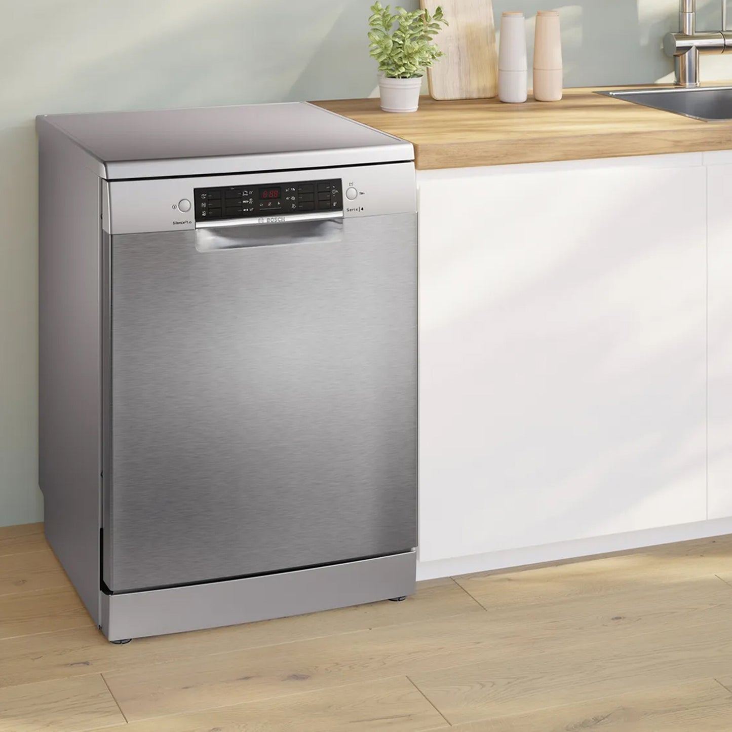 Bosch Series 4 Freestanding 60cm Dishwasher Silver