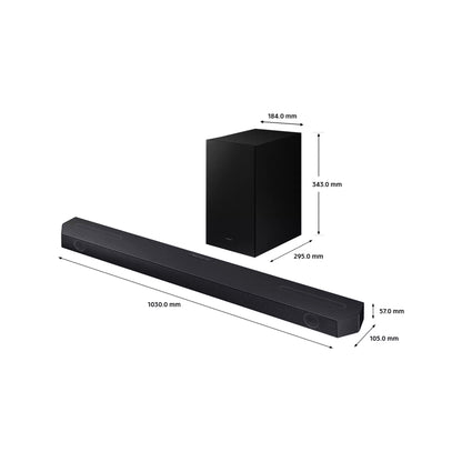 Samsung Q-Series 3.1.2ch Sound Bar with Wireless Subwoofer Black