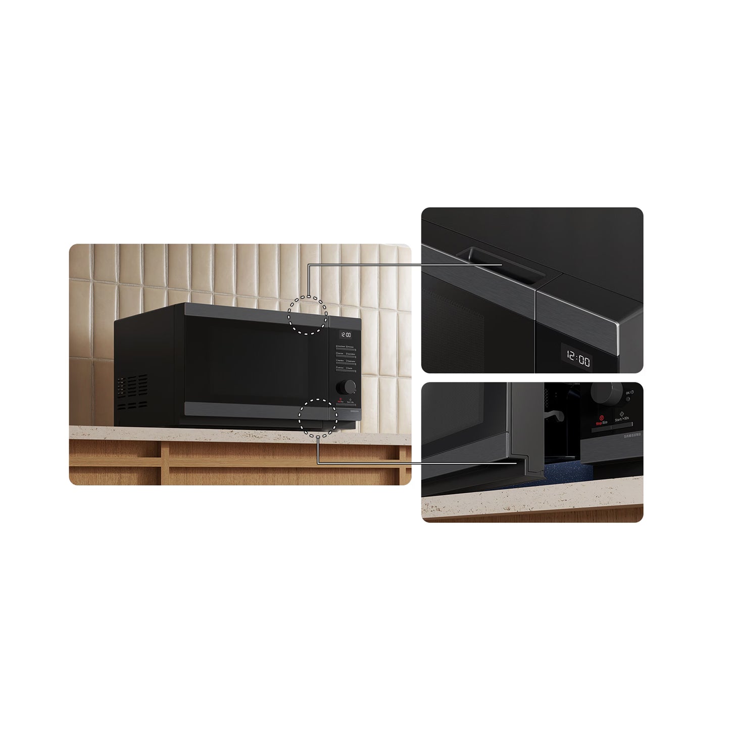 Samsung 40L Solo Microwave Oven Black