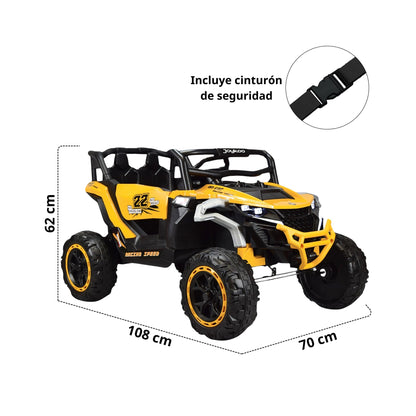 Sand Master Kids Ride On Electric Bike Yellow