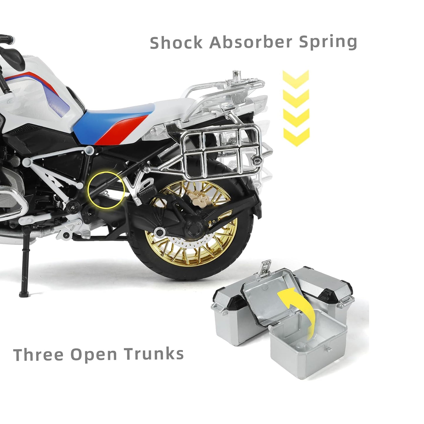 1:9 Motorcycle Model Multicoloured