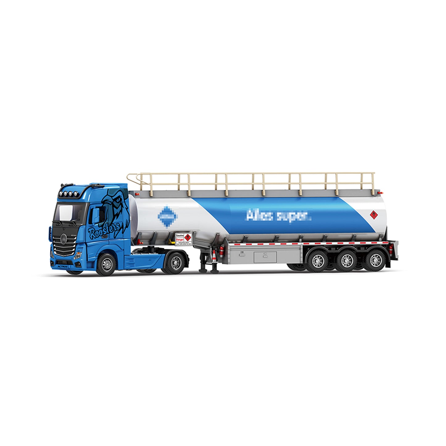 1:24 Pull-back Truck Blue