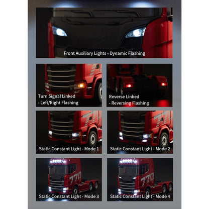 RC Scania Truck Red No Trailer