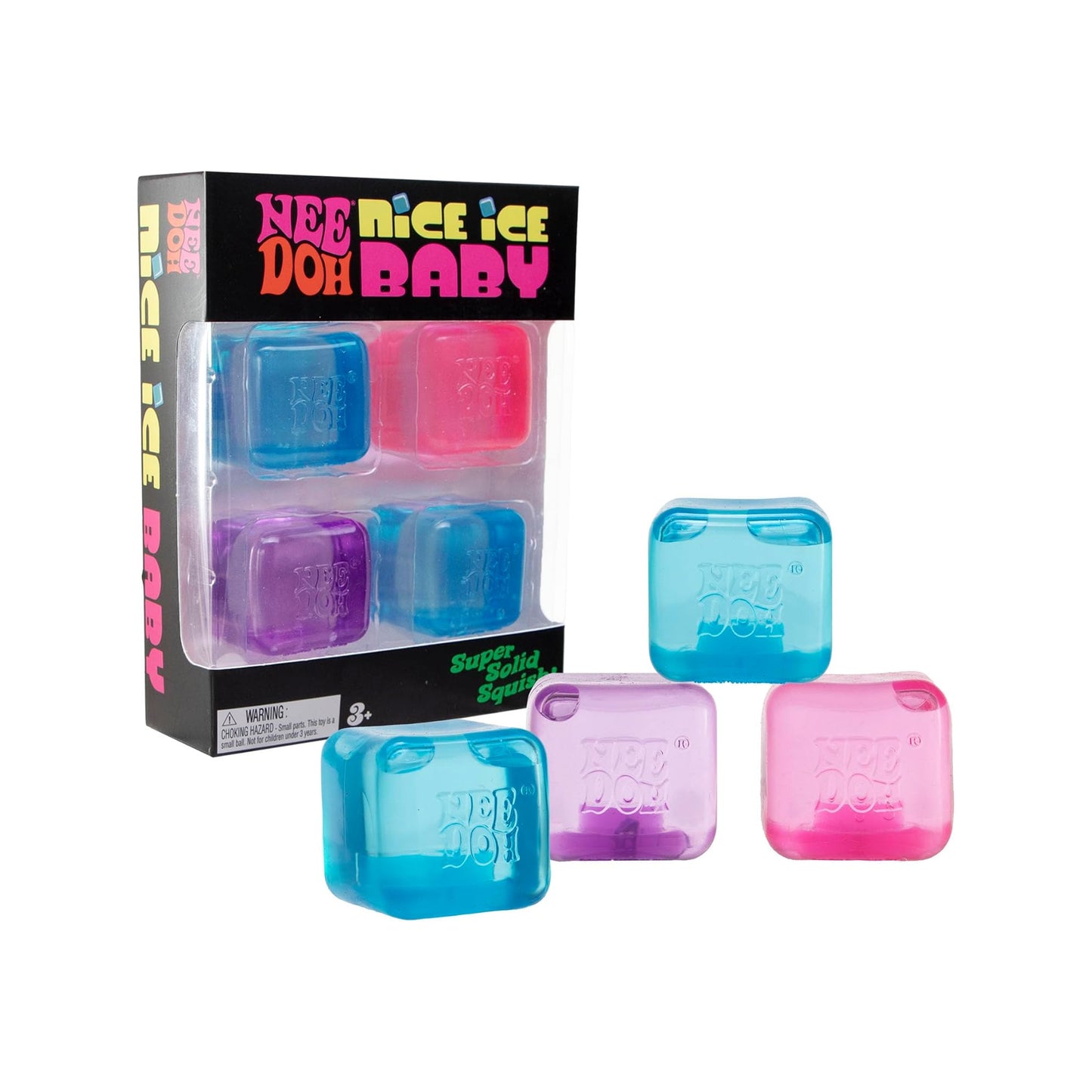 Squishy Ice Cube Design Multicoloured