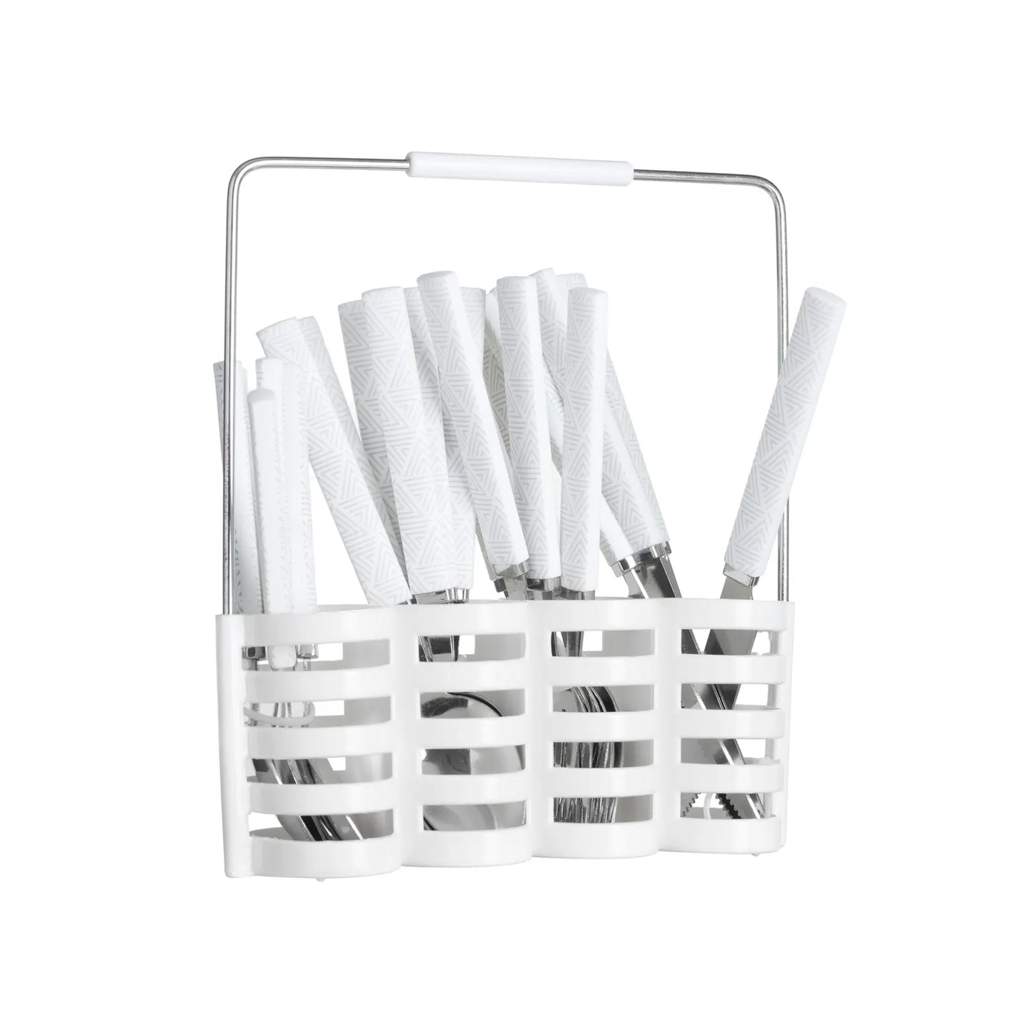 Secret de Gourmet 24 Piece Cutlery Set White