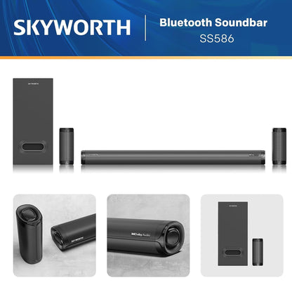 Skyworth 5.1Ch Home Cinema Soundbar System Black