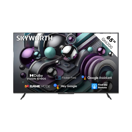 Skyworth 65" 4K QLED Google Smart Tv with Google Assistant