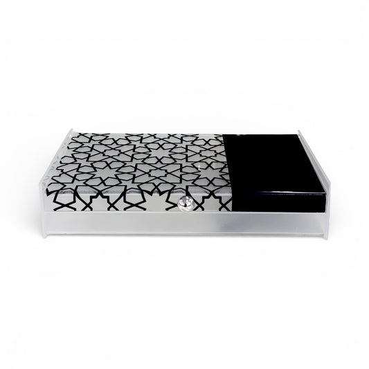 Rectangular Acrylic Box Black