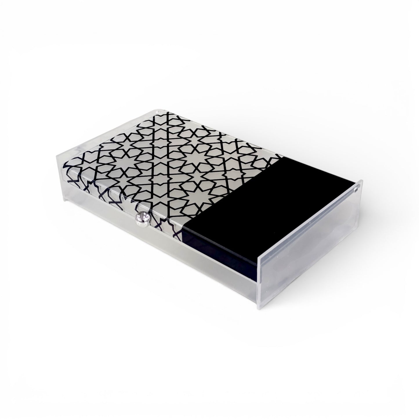 Rectangular Acrylic Box Black