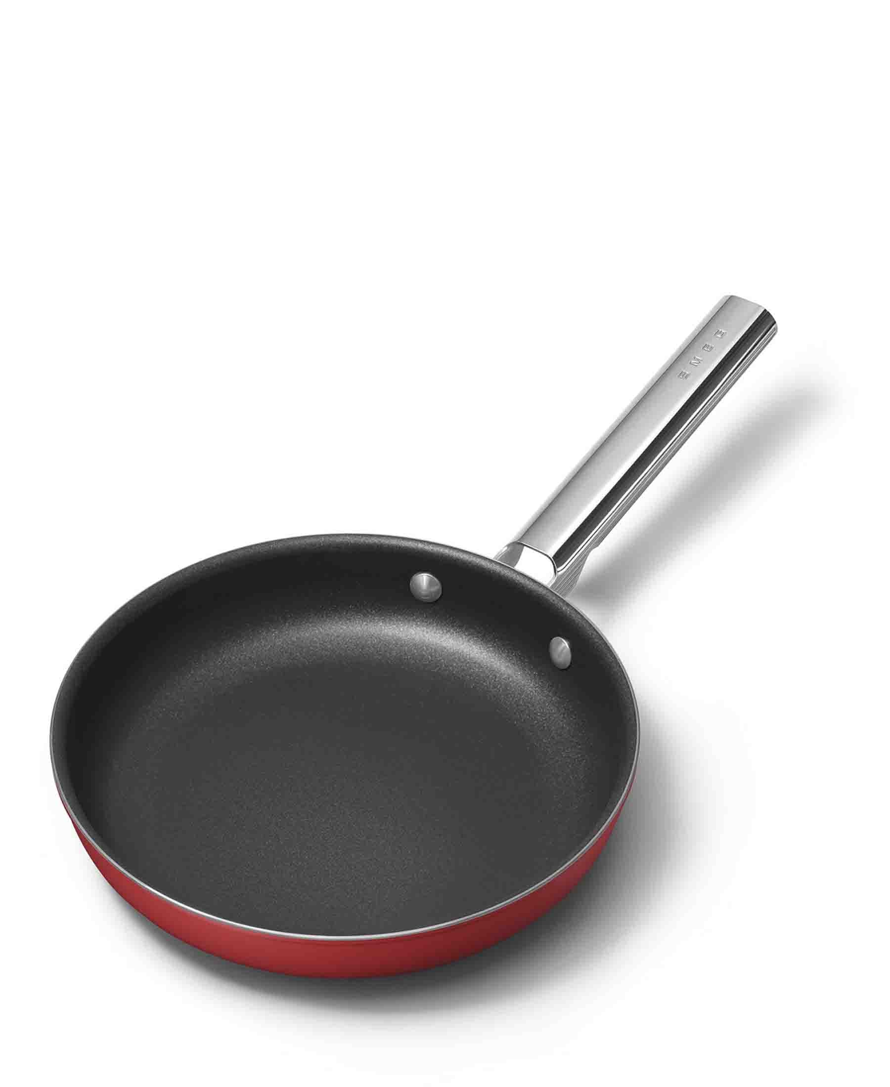 Smeg 24cm Frying Pan - Red