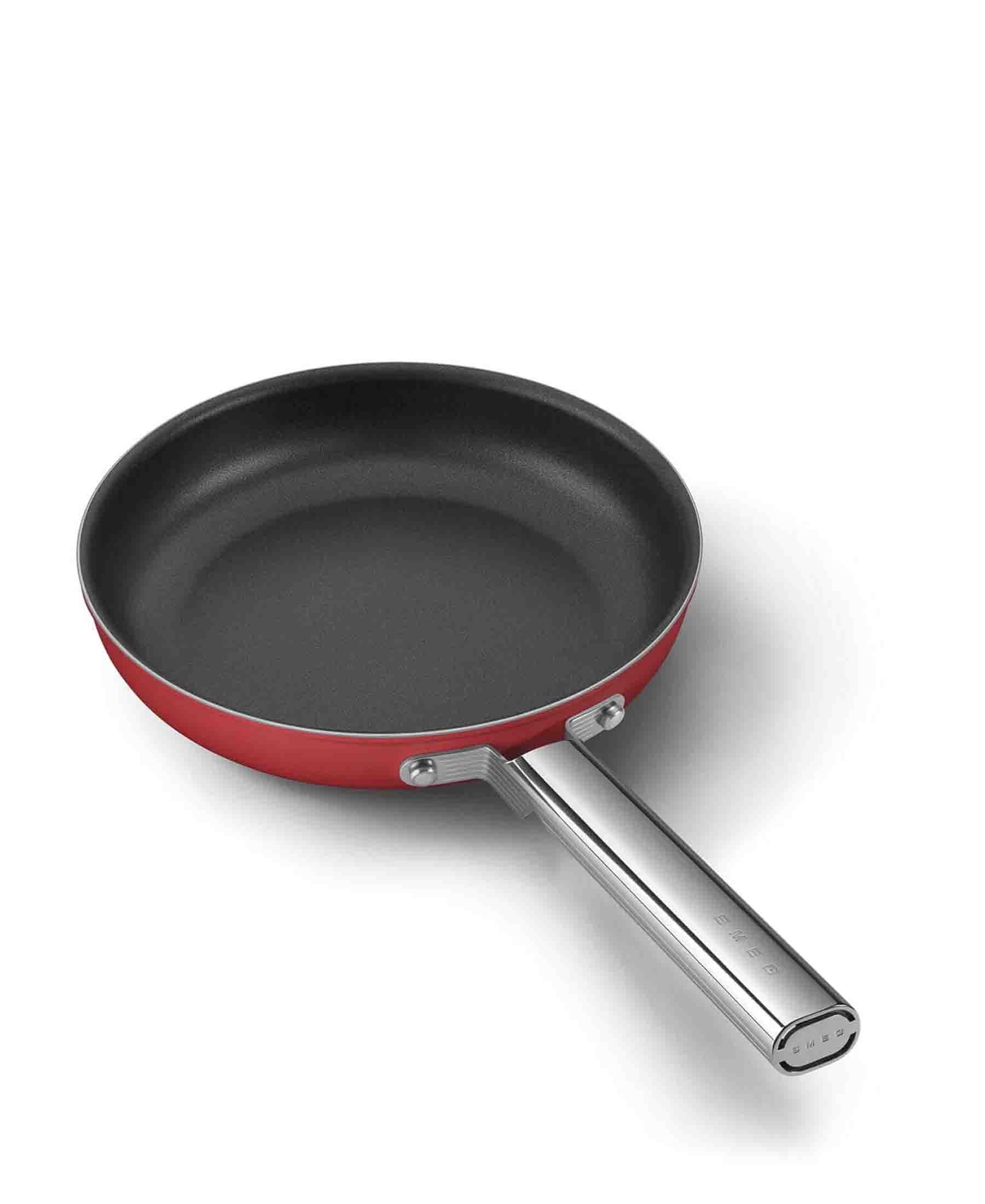 Smeg 24cm Frying Pan - Red