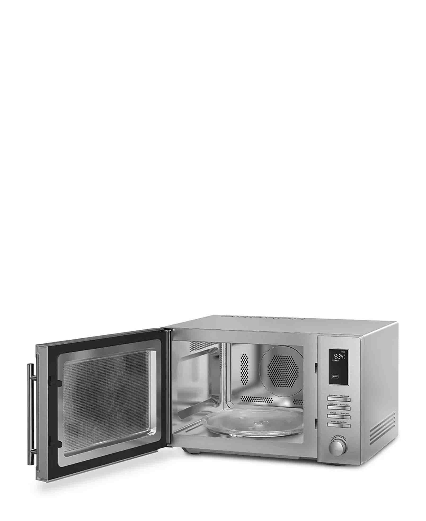 Smeg 34Lt Countertop Combination Microwave Oven - Silver