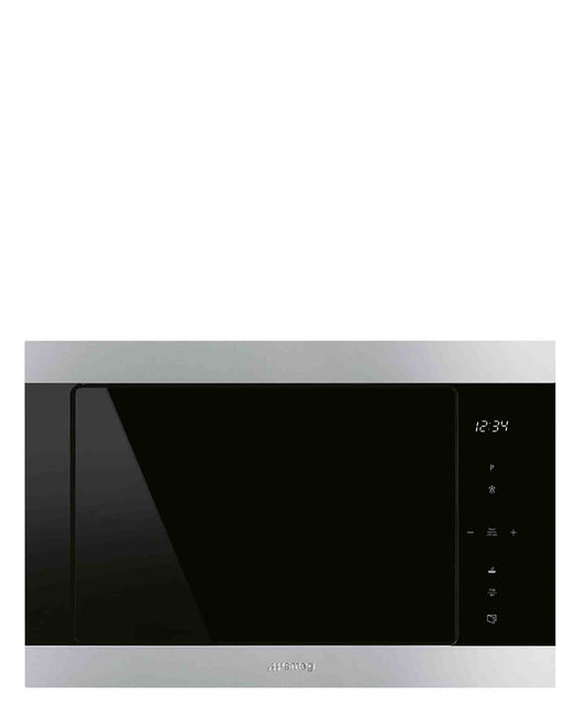 Smeg 60cm Built-In Classic Compact Microwave Oven - Black
