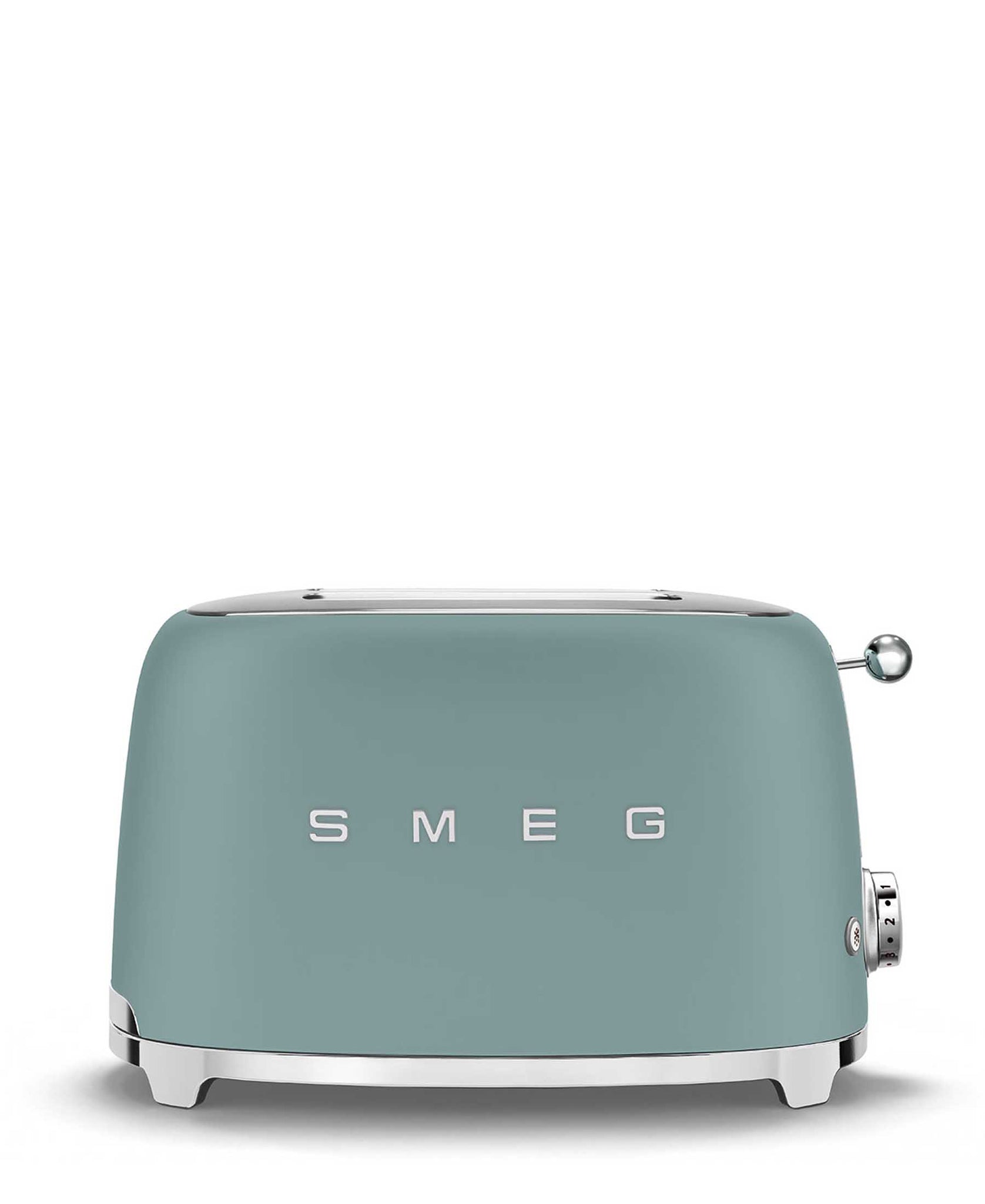 Smeg Retro 2 Slice Matte Toaster - Emerald Green
