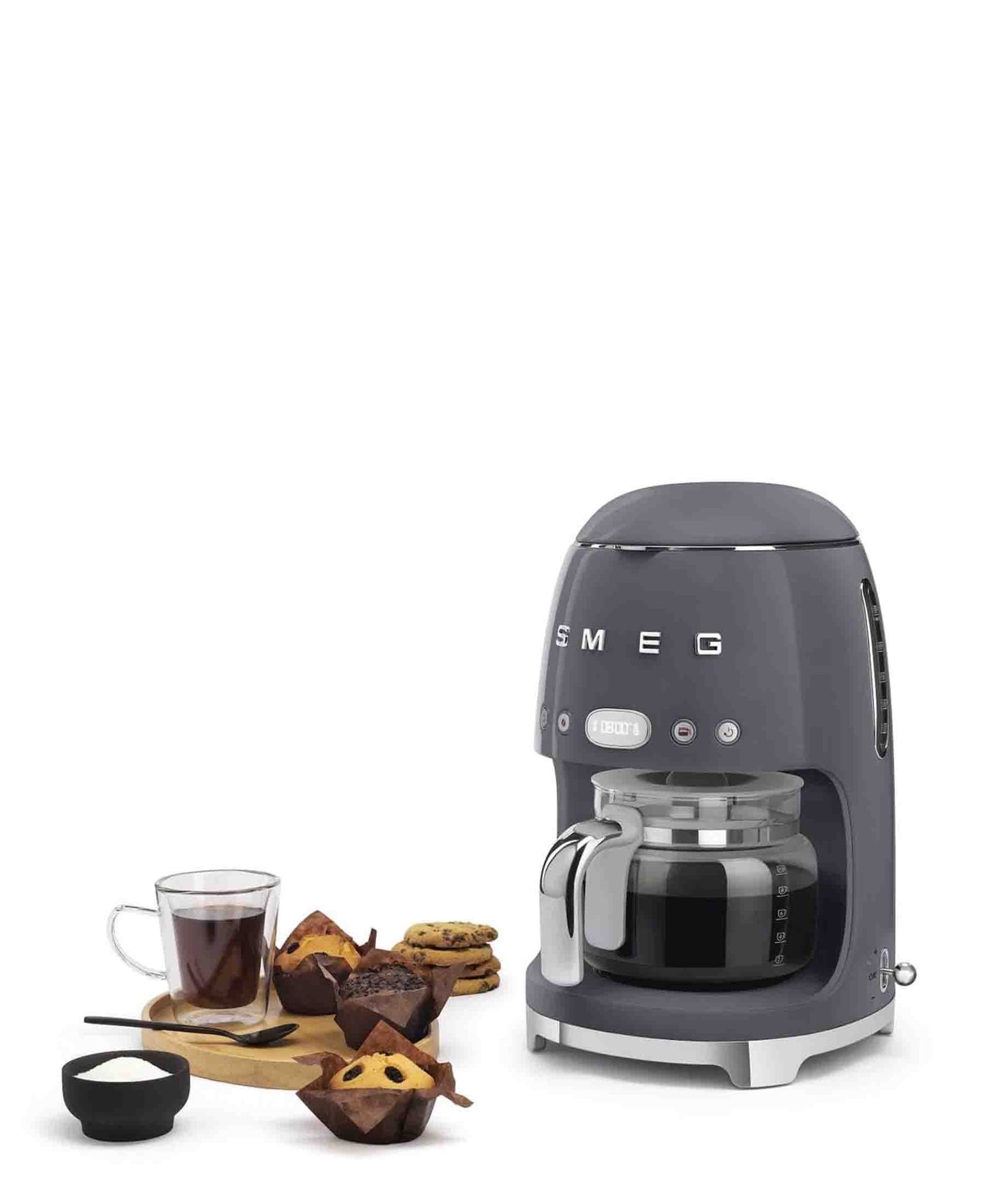 Smeg Retro Filter Coffee Machine Slate - Grey