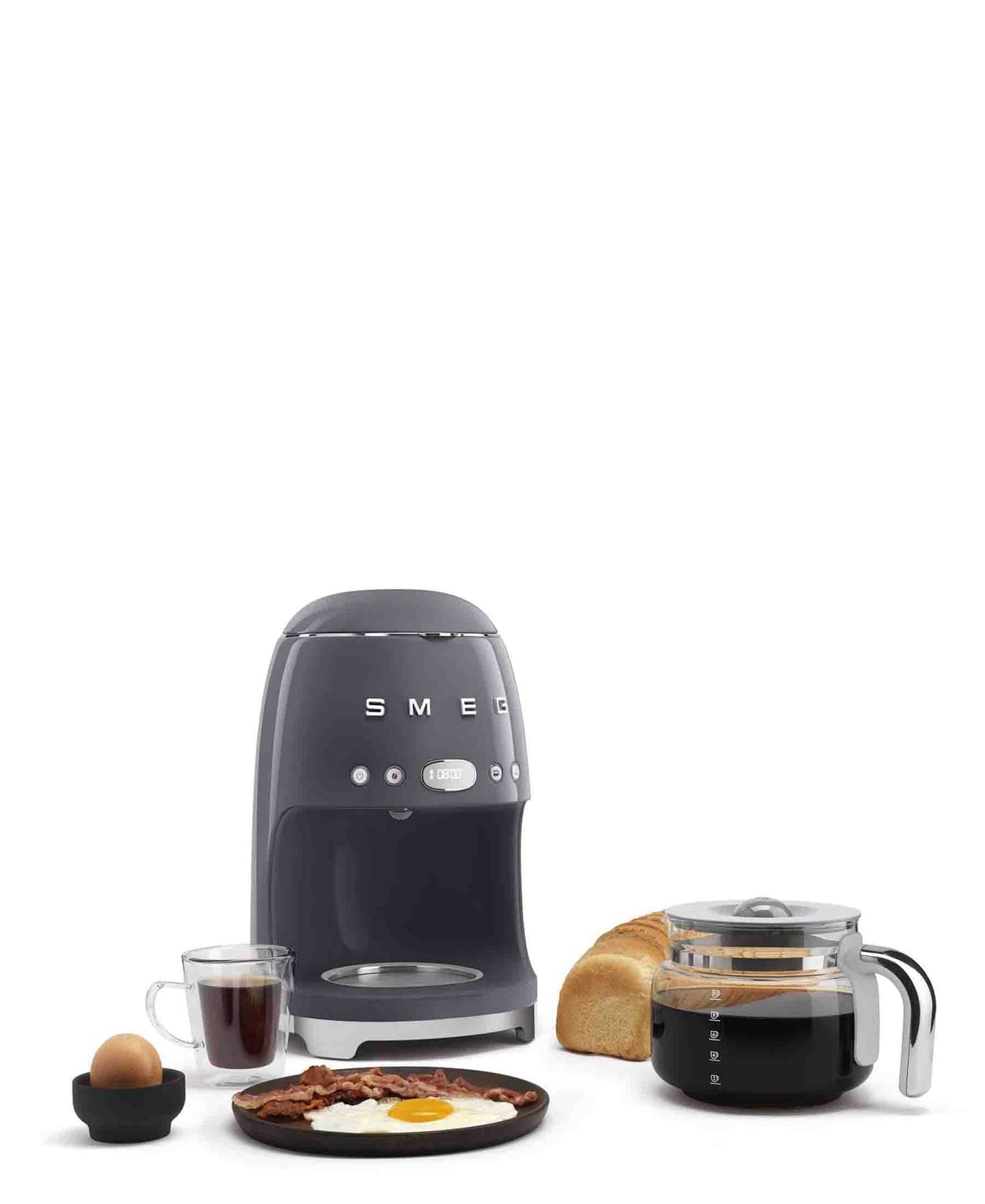 Smeg Retro Filter Coffee Machine Slate - Grey