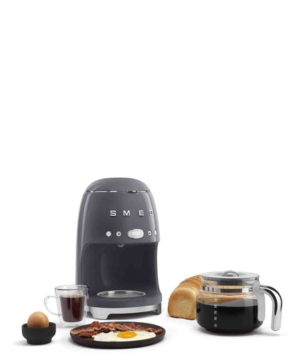Smeg Retro Filter Coffee Machine Slate - Grey