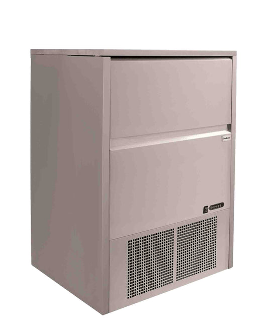 SnoMaster 80kg Plumbed-In Commercial Ice Maker - Silver