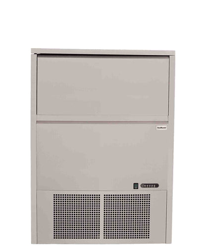 SnoMaster 80kg Plumbed-In Commercial Ice Maker - Silver