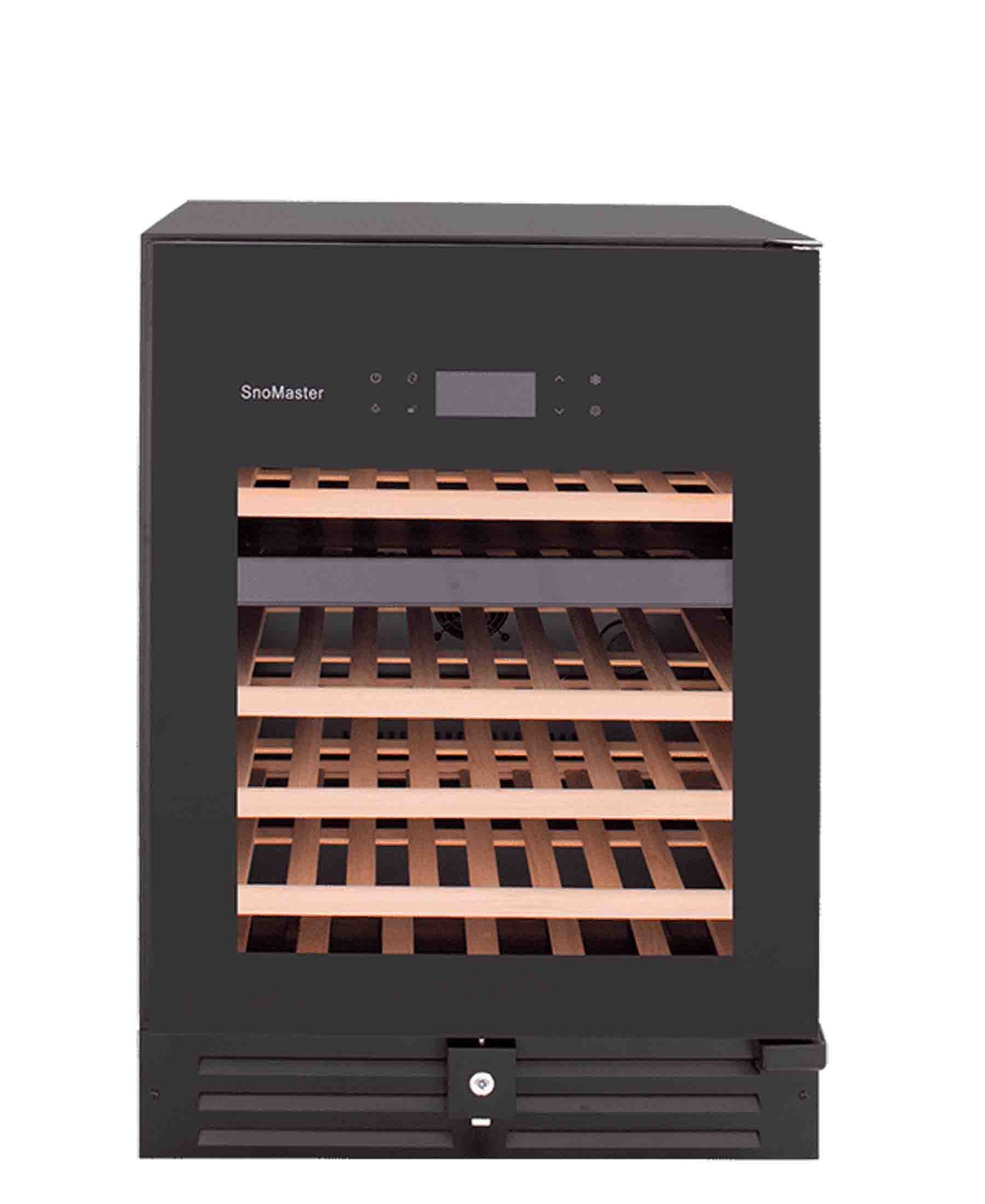 SnoMaster 46 Bottle Dual Zone Beverage Cooler - Black